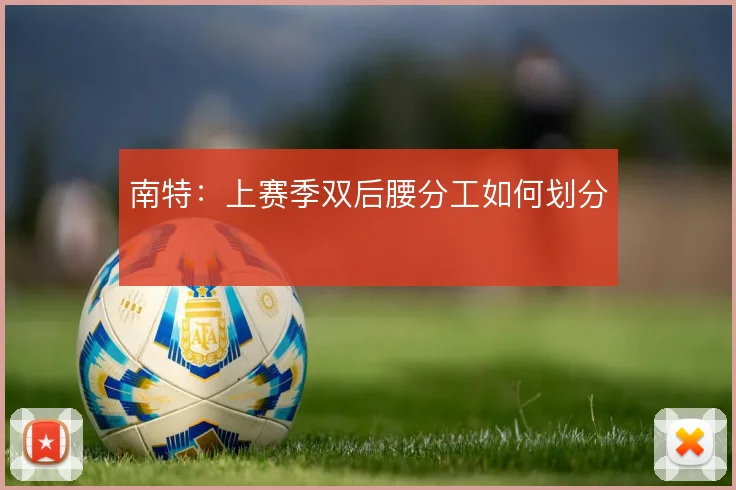 南特：上赛季双后腰分工如何划分